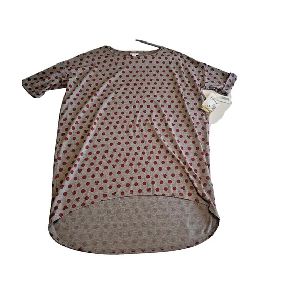 Women's Tunic Small Minnie Mouse Polka Dot Print Oversized Lightweight Pullover - Picture 1 of 8